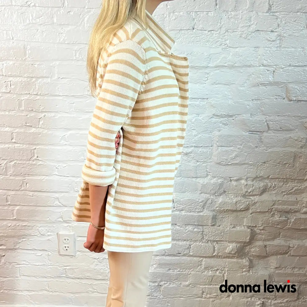 Bruno Manetti | Stripe Knit Jacket Women’s