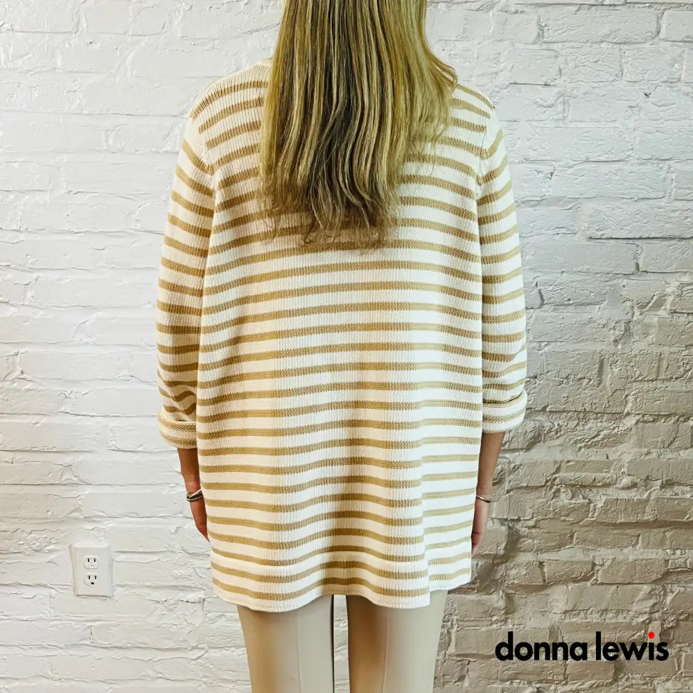 Bruno Manetti | Stripe Knit Jacket Women’s