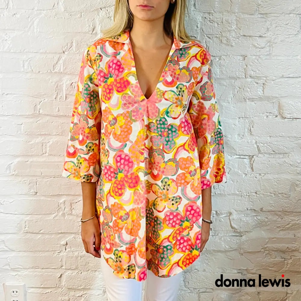 Xacus | Clotilde Blouse 40 / Flower Women’s Top